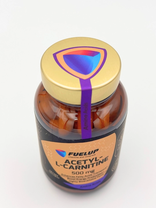 Atsetil-L-karnitin FuelUP Acetyl L Carnitine 500 mg, 60 kapsula
