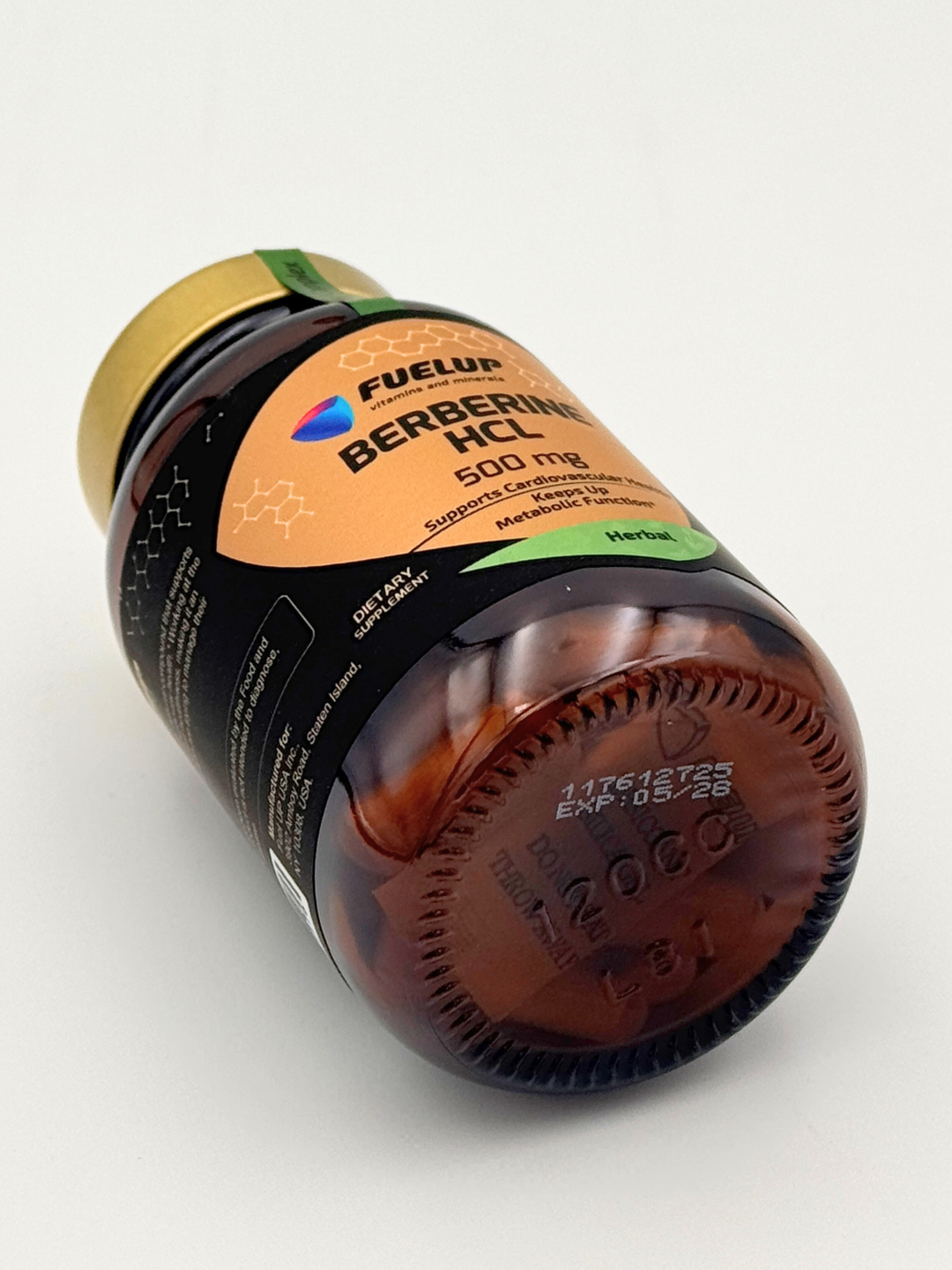 FuelUP BERBERINE HCL 500mg 60 veg caps Берберин