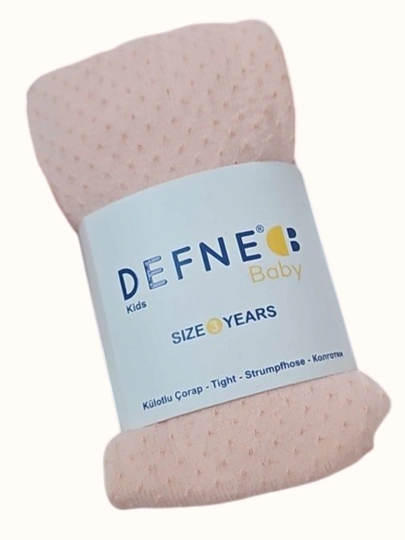 Детские колготки Defne Bebe для  осенние, средней плотности, однотонные — MITESO-DETKOLG-КОНФЕТН-912МЕС