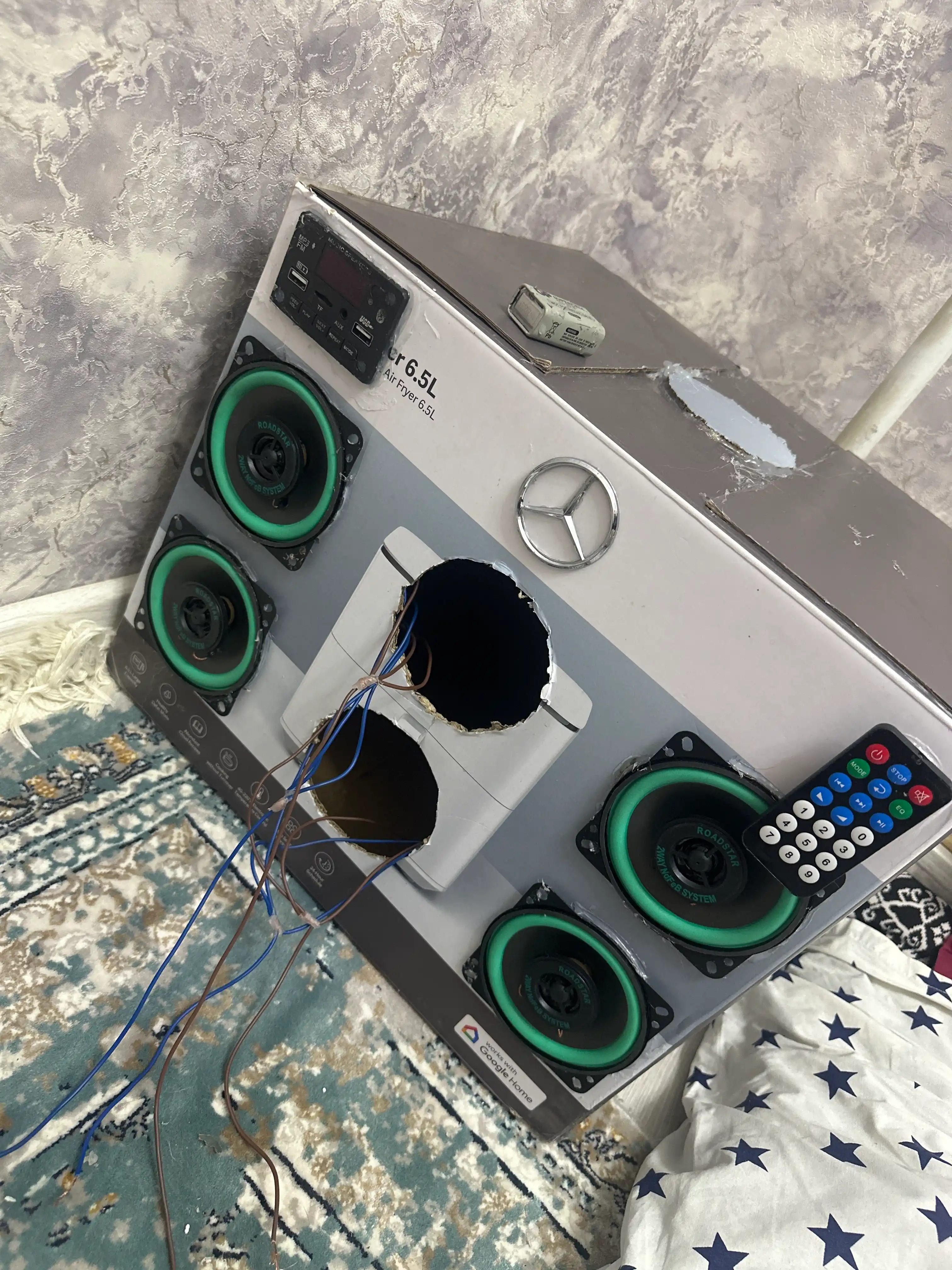 Bluetooth MP3 декодер с усилителем 80 Вт, 2×40 Вт, FM, AUX, USB, пульт, MP3 модуль