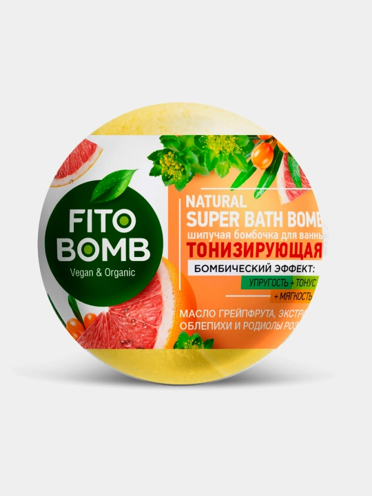 Tonik ko'pikli vanna uchun sharchalar Fito cosmetic, Fito Bomb, 110 g