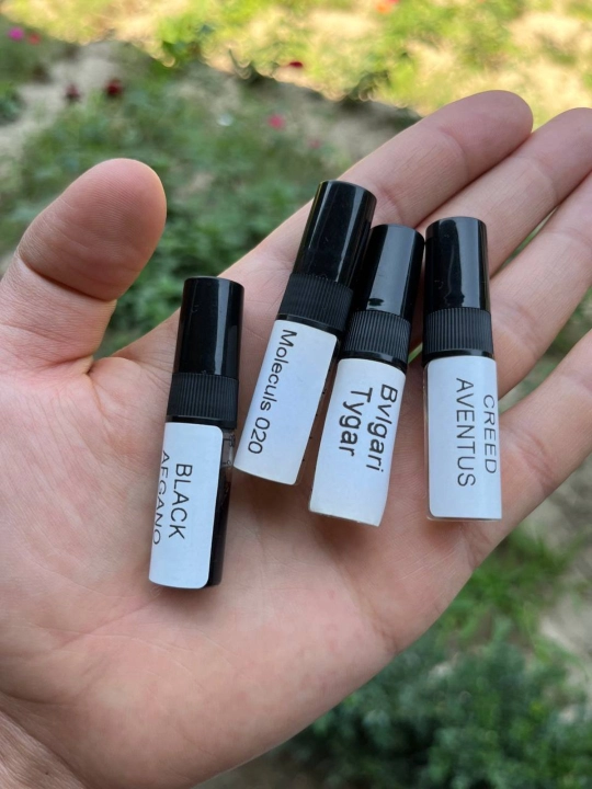 Erkaklar uchun atirlar to'plami Black Afgano Bvlgari Tygar Molecule 020 4 tasi 1 da - 