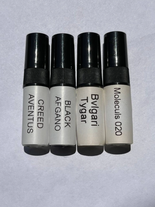 Erkaklar uchun atirlar to'plami Black Afgano Bvlgari Tygar Molecule 020 4 tasi 1 da