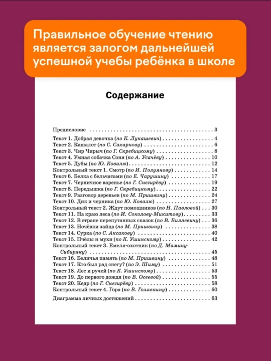Тренажер по чтению 1-2-3-4 класс