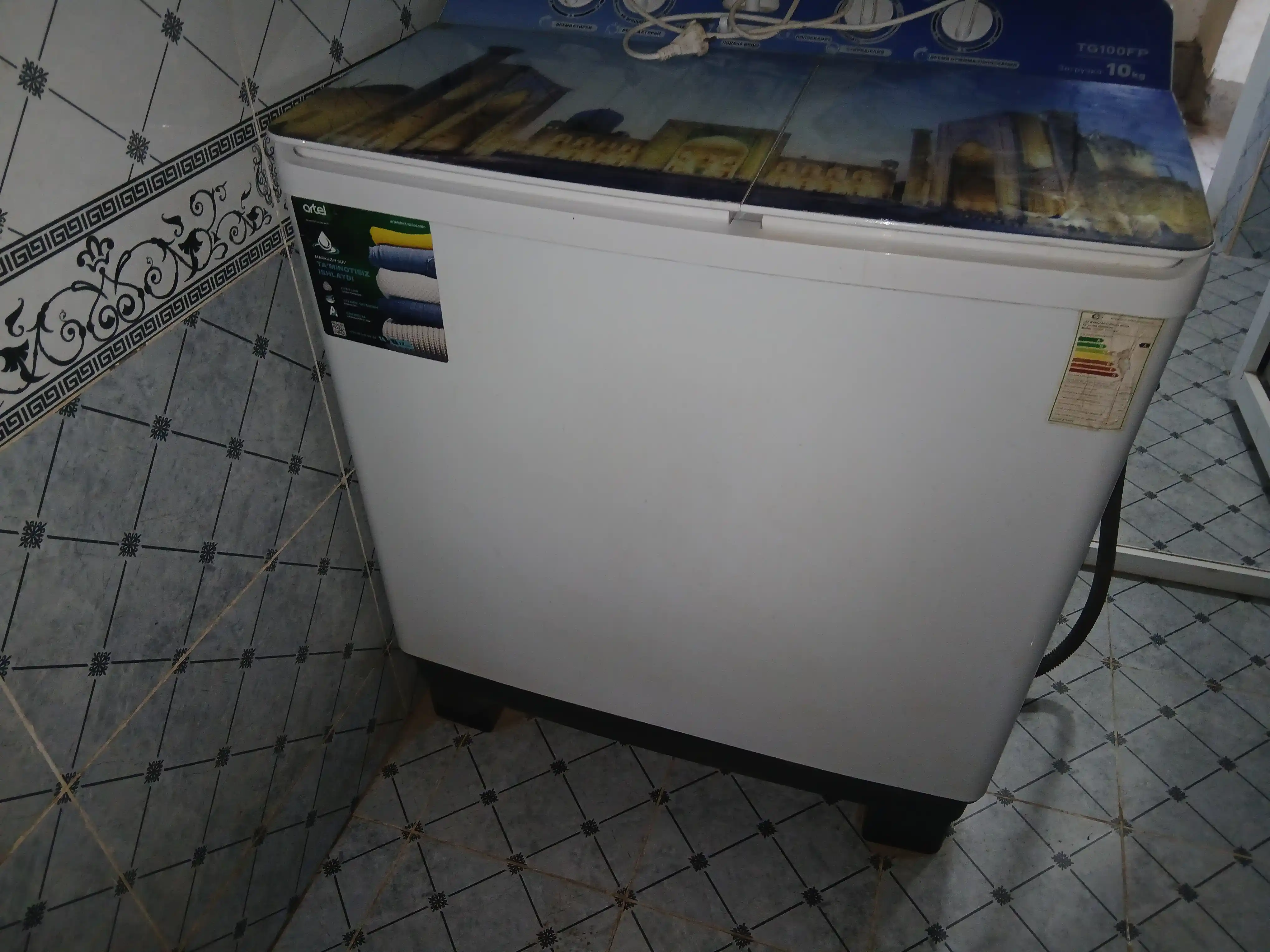 Kir yuvish mashinasi yarim avtomatik Artel ART-TG100FP City 01, 10 kg