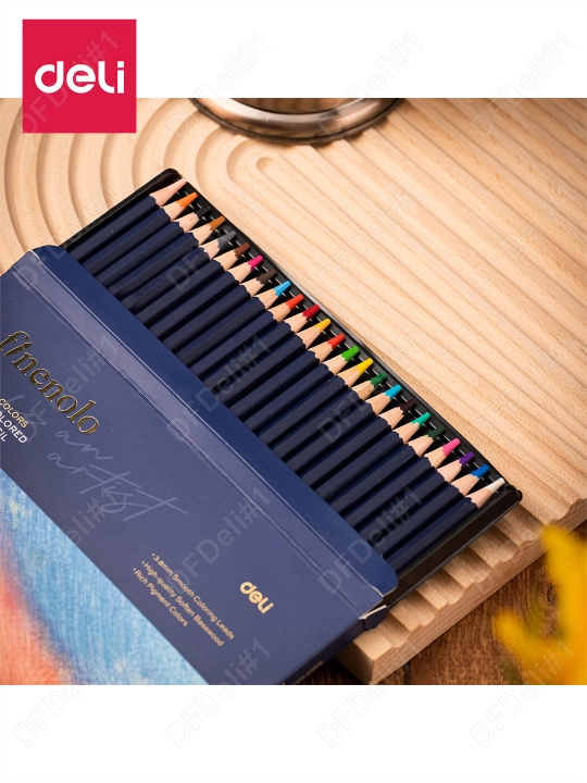 Карандаши цветные, 24 цветов, EC131-24 Deli, 131-24-EC