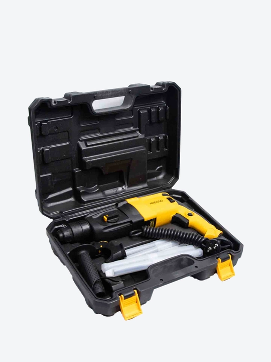 ADEGSO elektrli perforator – 3 funksiyali, 1500 Vt, to‘plamda sverlo va qutisi bilan