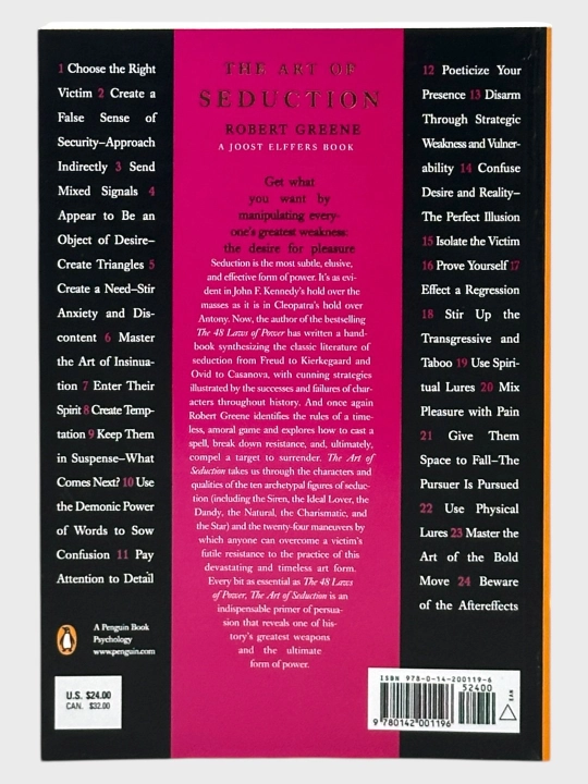 The 48 laws of Power,The art of Seduction, The 33 strategies of War, Mastery Robert Greene