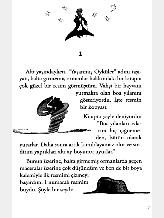 Кучук пренс, Антуан де Сент-Экзюпери