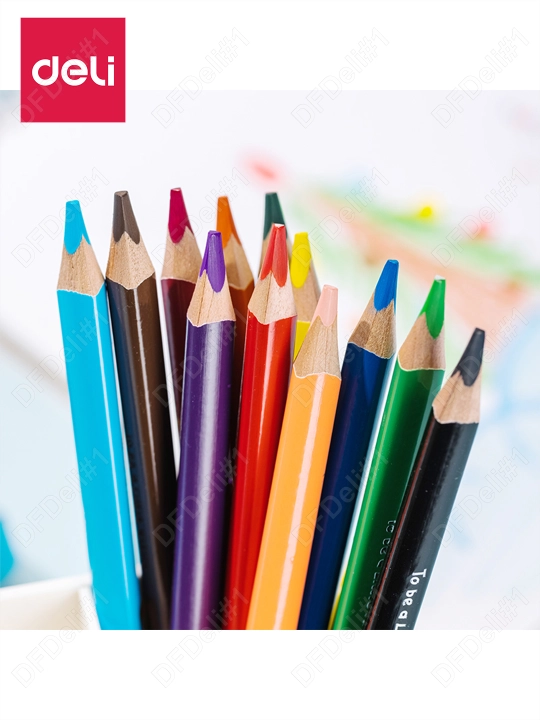 Rangli qalamlar 12 rang EC00600 Deli Jumbo (Color Kids), 00600-EC
