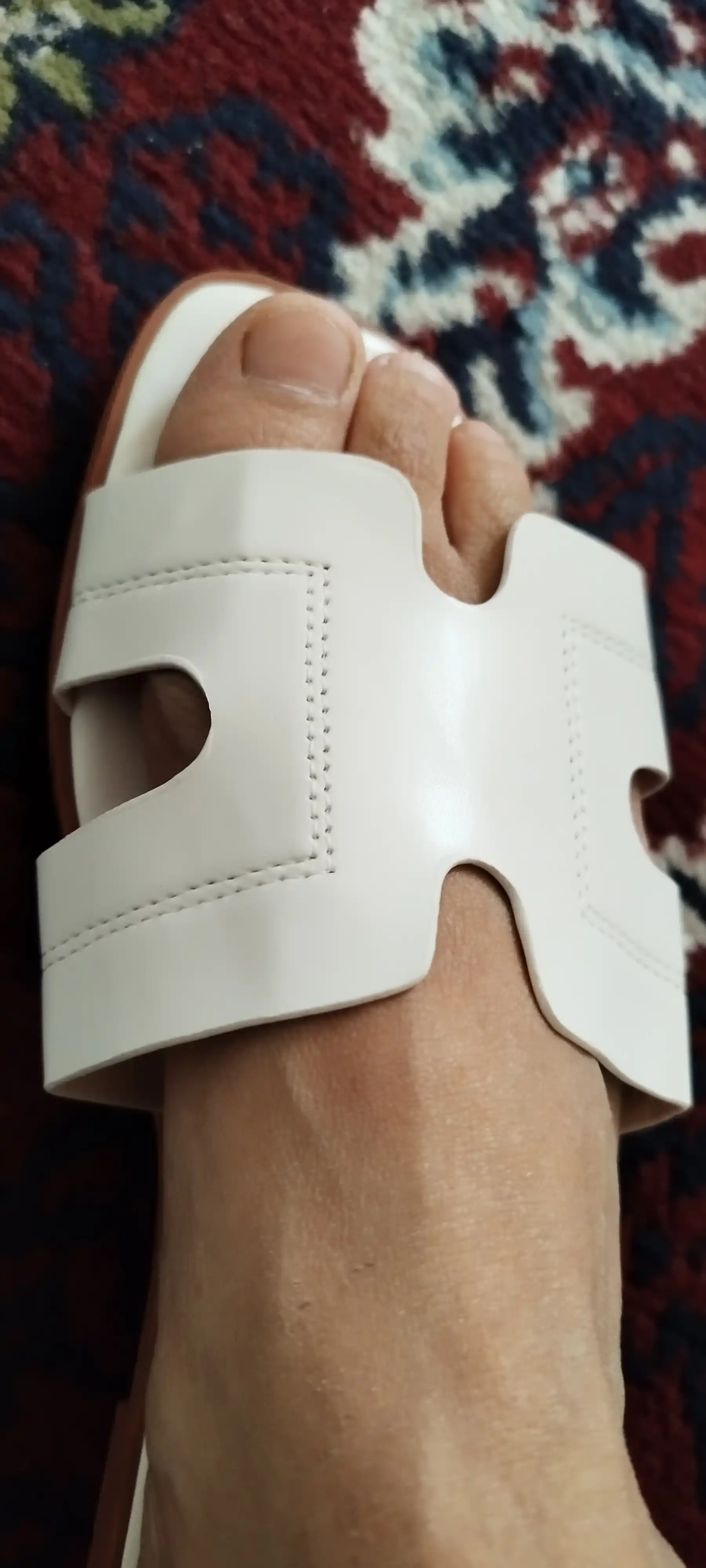 Ayollar uchun Hemres shippaklari, yozuvli va sun'iy charmdan, 36/40