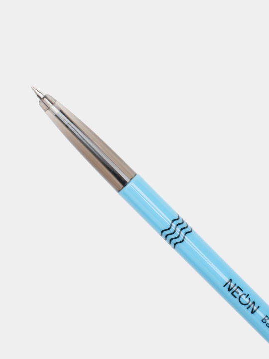 Sharikli ruchka Hatber NEON, ko'k, 0,7 mm, qopqoq va qisqichli, turli ranglar, 3 dona (7CB_50072)