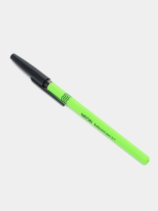 Sharikli ruchka Hatber NEON, ko'k, 0,7 mm, qopqoq va qisqichli, turli ranglar, 3 dona (7CB_50072)