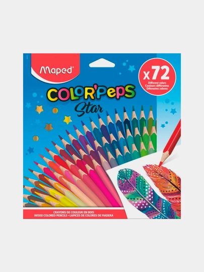 Карандаши цветные "Maped"(72 цв Color'Peps), 832072 — GTRAD-832072