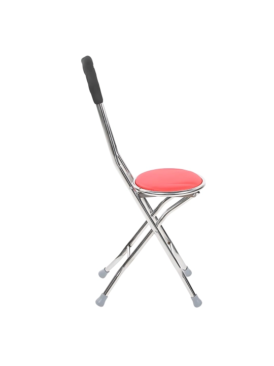 Трость для ходьбы на четырех ножках со складным стулом AC-08