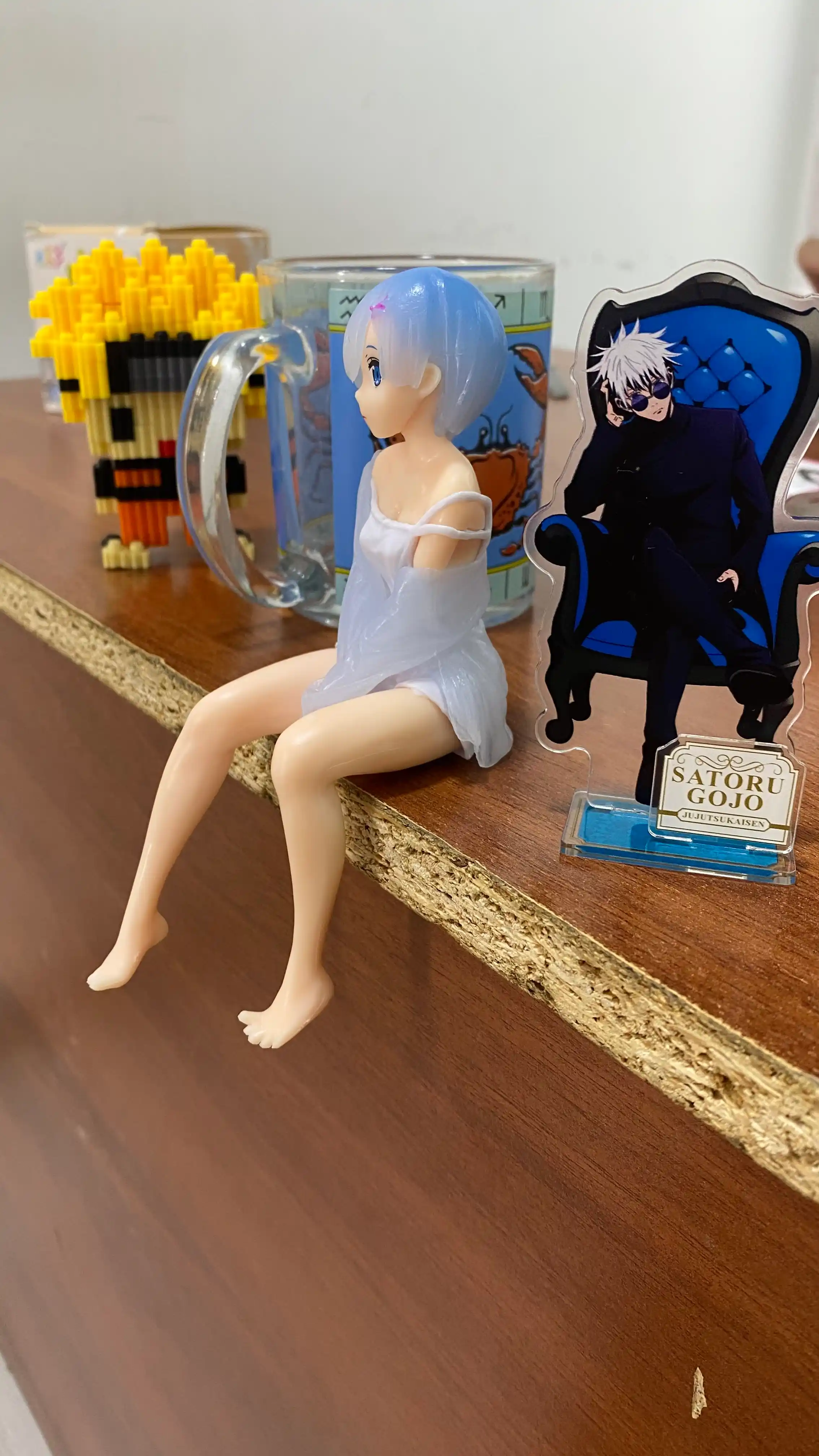 Аниме фигурки Re:Zero, Жизнь с нуля Рем, Рам, 16 см