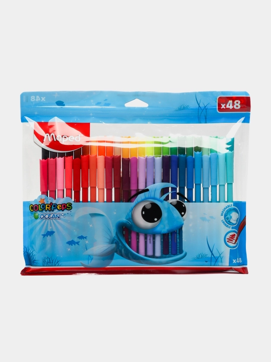Фломастеры FELT PENS OCEAN X48 PLASTIC BAG, 845726 - 