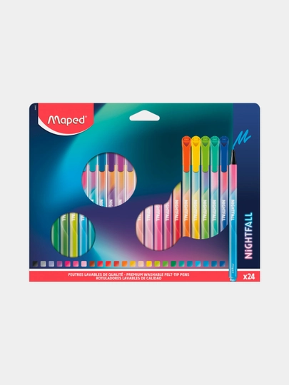 Flomasterlar Nightfall 24 rang, 844402 - 