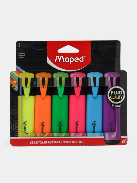 Matn markeri Maped Fluo'Peps 6 dona, 742557 - 