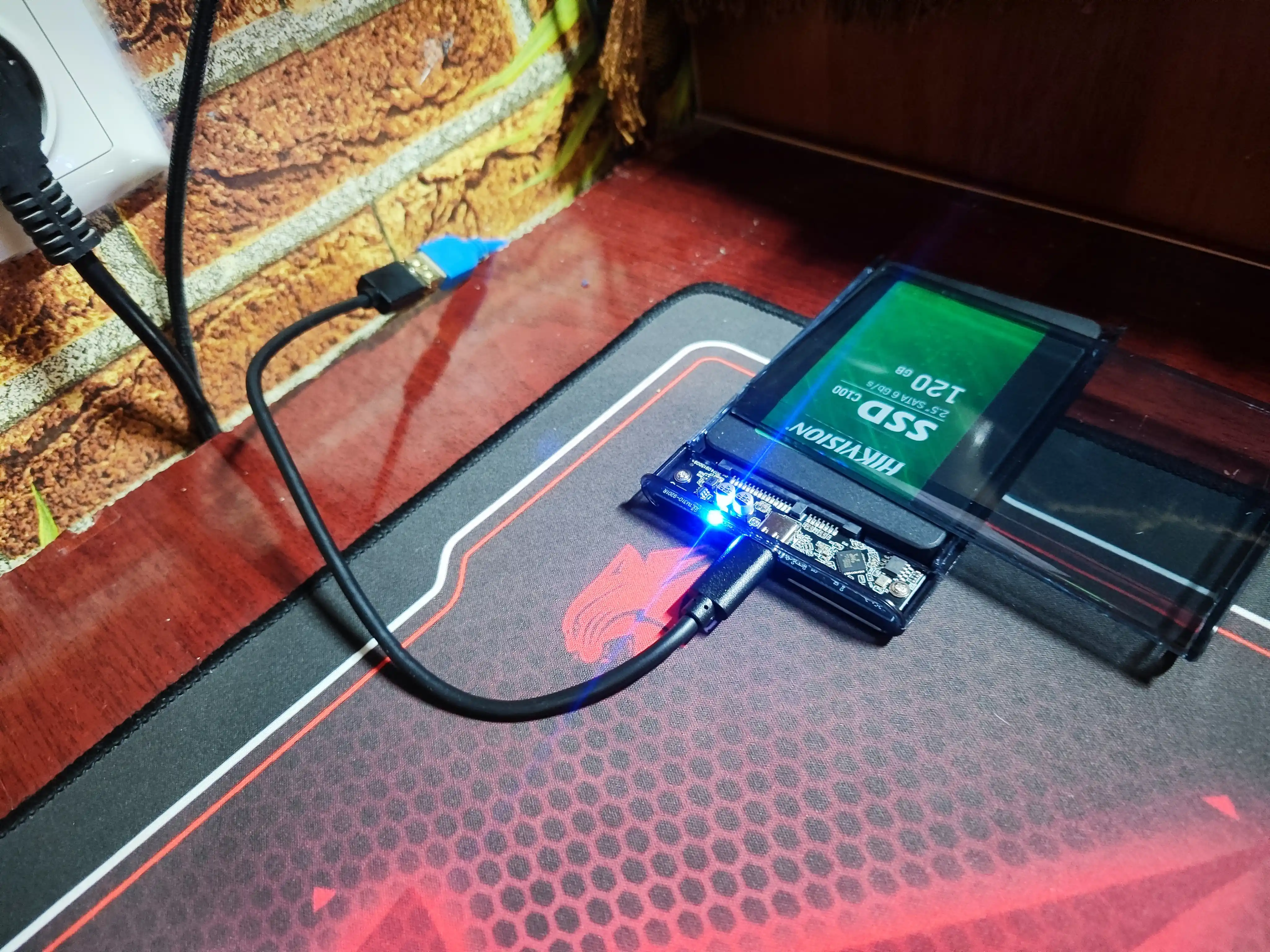 Корпус-кейс для внешнего жесткого диска SATA, USB 3.1, HDD SSD 2.5
