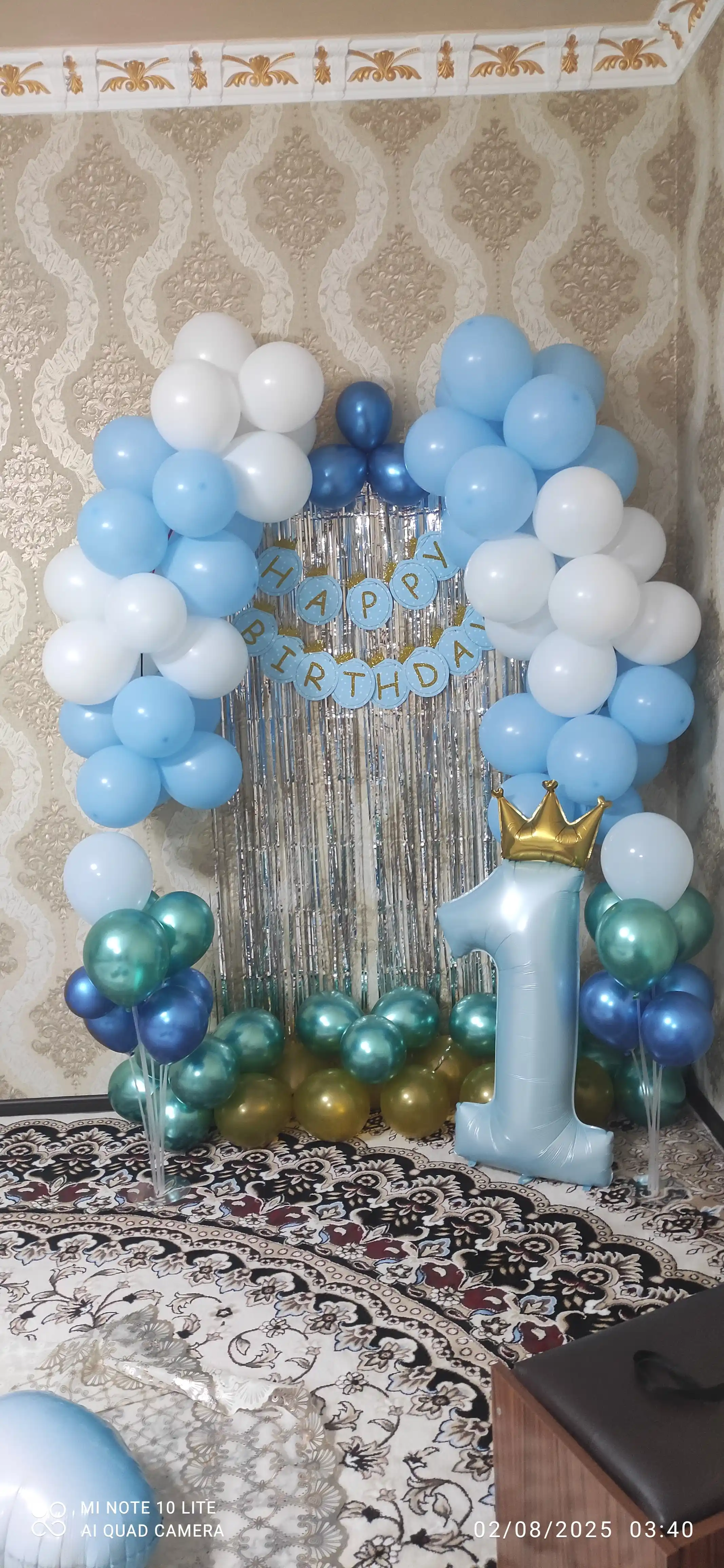 Гирлянда С днем рождения растяжка флажки Happy Birthday