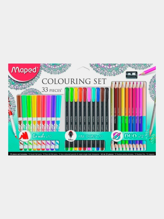 Набор для рисования Maped 33 предмета COLOURING SET IN BOX, 897417 - 