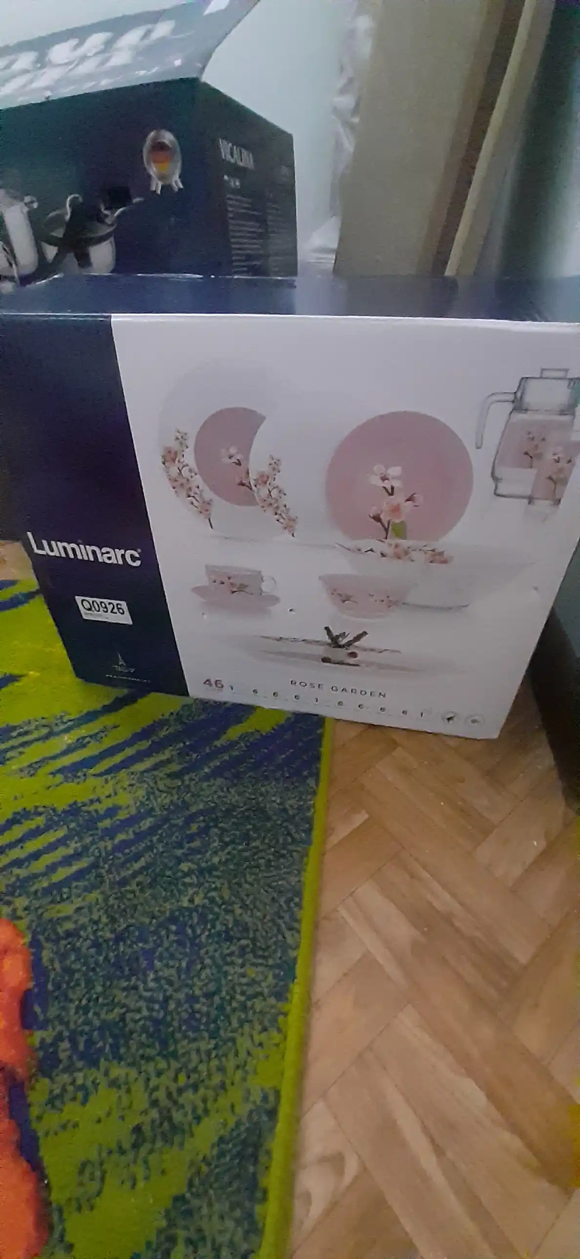 Столовый сервиз Luminarc, набор стеклянной посуды, 46 предметов, 6 персон