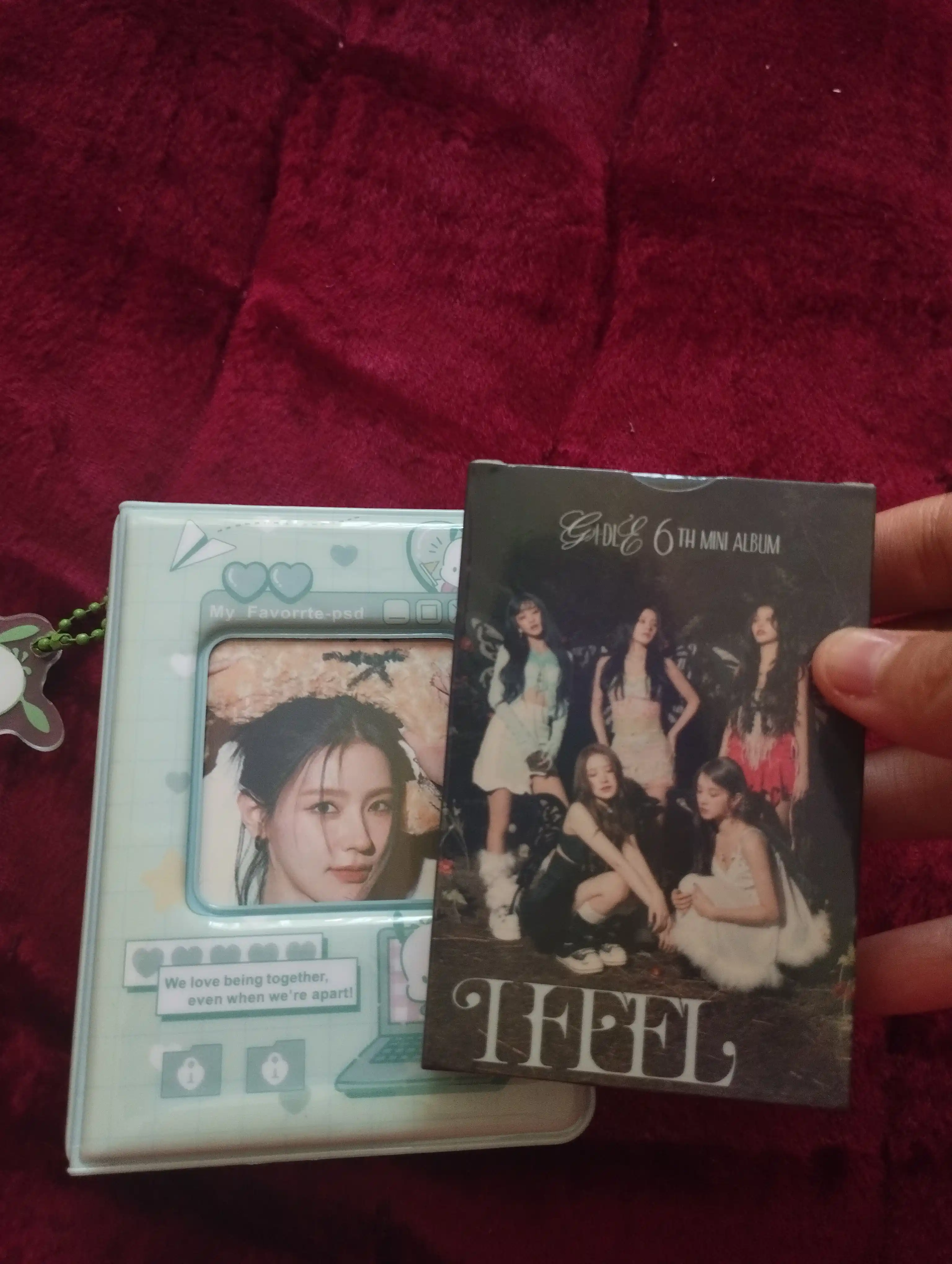 Golografik LOMO kolleksion kartalari K-POP G I-DLE, 55 dona, "GIDLE"