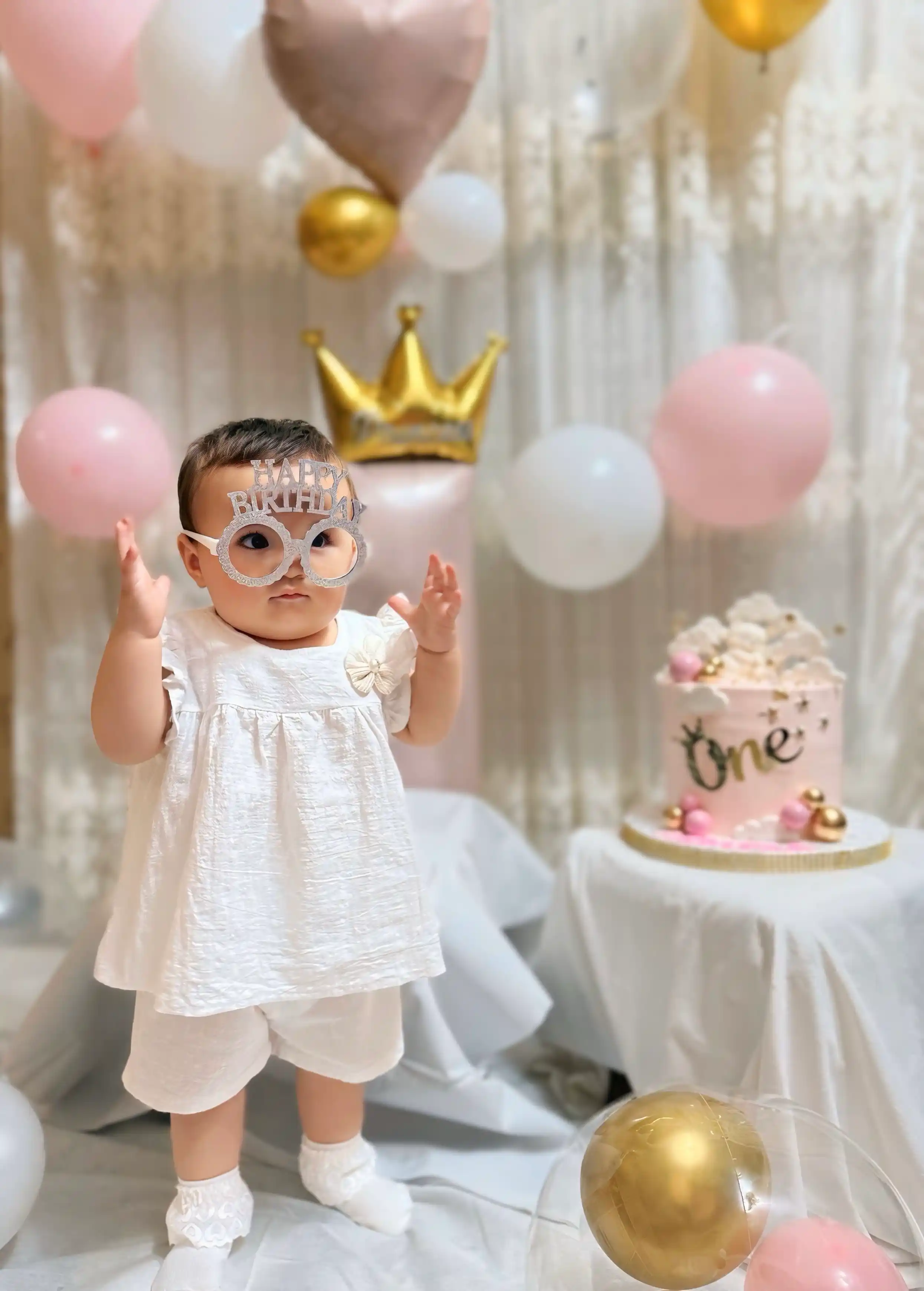 Ободки для волос Happy Birthday, с декоративными элементами для принцессы