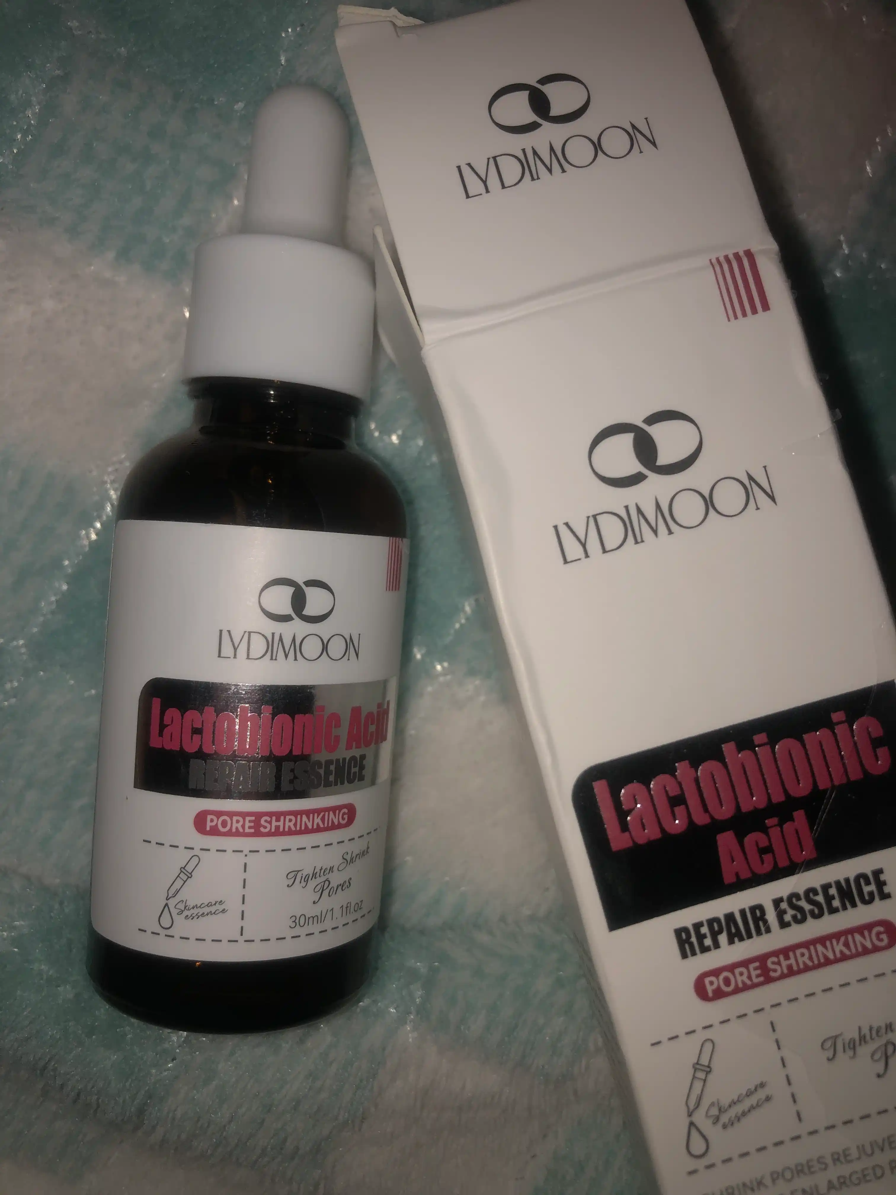 LYDIMOON Laktobion kislotasi ko'zalarni toraytiruvchi mohiyat 30 ml