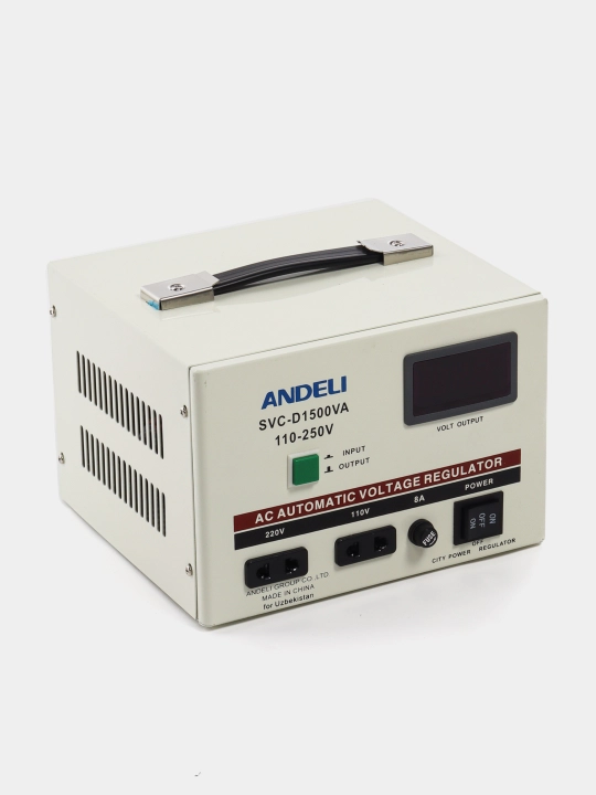 Kuchlanish stabilizatori Andeli SVC-D1500VA (110-250V)