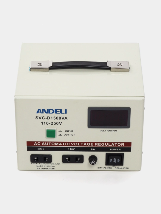 Kuchlanish stabilizatori Andeli SVC-D1500VA (110-250V)