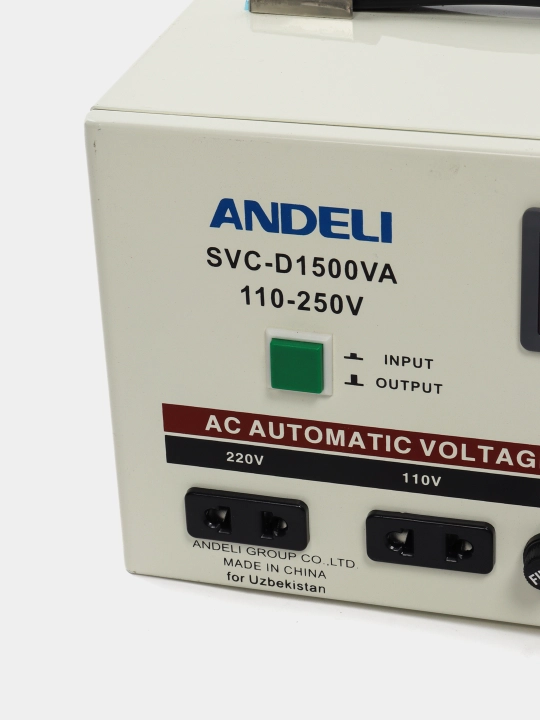 Kuchlanish stabilizatori Andeli SVC-D1500VA (110-250V)