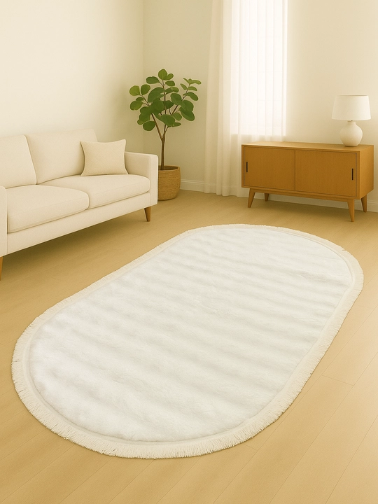 Oval gilam, 100*200 sm o'lchamda - 