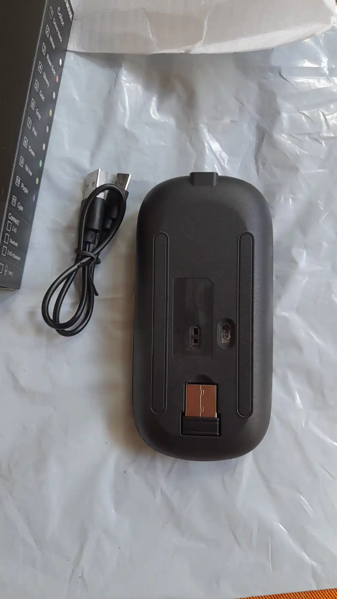 Zett simsiz kompyuter sichqonchasi, Bluetooth va USB-C bilan