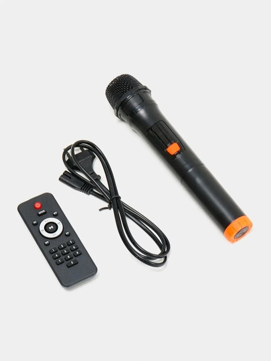 Portativ dinamik B-Q12 karaoke Bluetooth mikrofon va masofadan boshqarish pulti