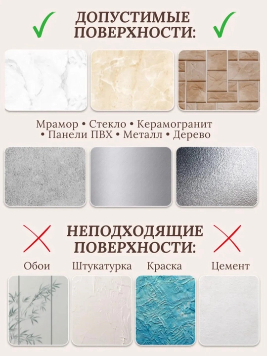 Полка для ванной комнаты, кухни, без сверления. Комплекты по 1, 2 и 3 штуки