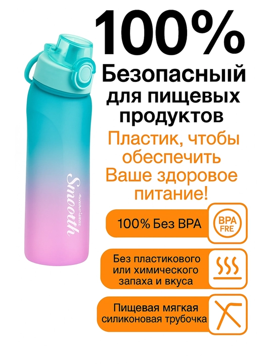 Бутылка для воды с разным вкусом,720 мл
