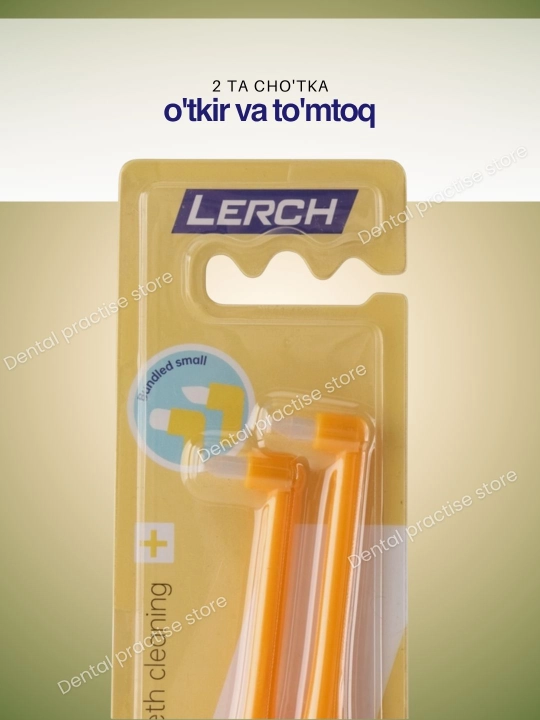 Breketlar uchun mono to'plamli tish cho'tkasi, ortodontik, interdental cho'tka