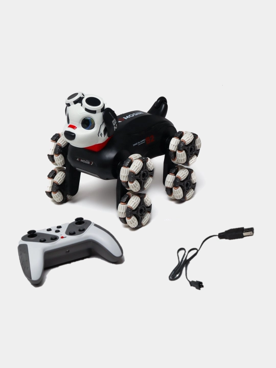 Masofadan boshqarish pulti bilan bolalar uchun robot it o'yinchog'i