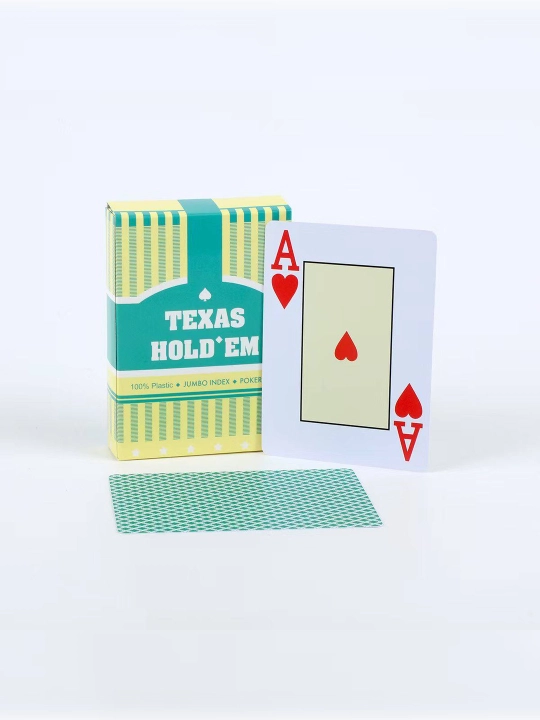 Игральные карты Texas Hold’em, пластиковые, 54 карты