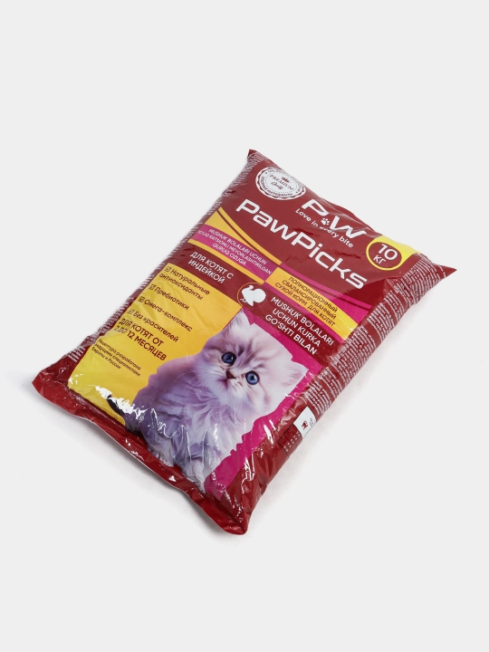 Paw Picks сухой корм для котят с индейкой 10 кг