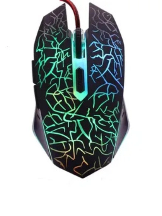 Simli o‘yin va ofis sichqonchasi, RGB chiroqli, 6/7 tugma, 3200 DPI
