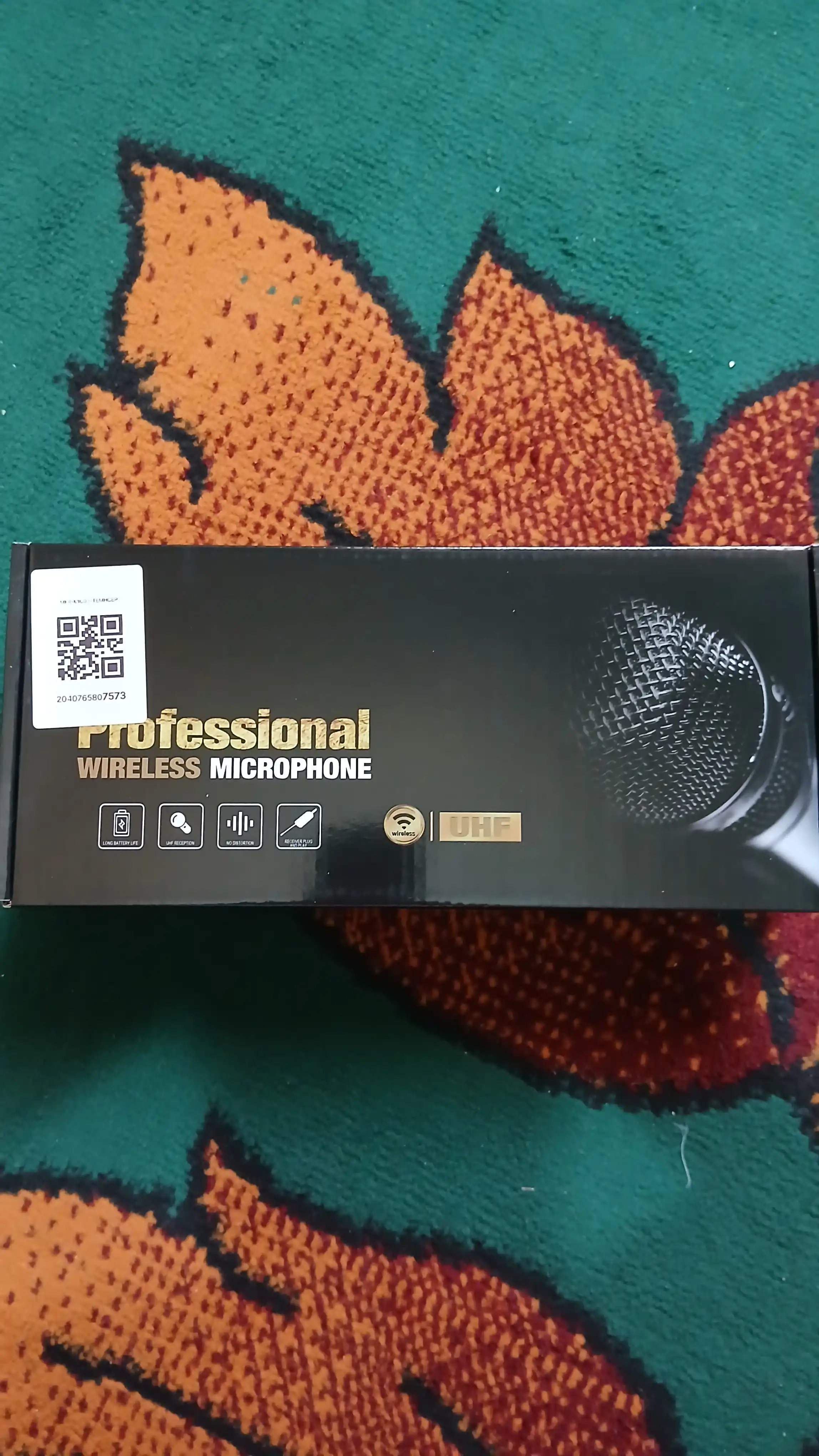 Simsiz karaoke mikrofonlari, professional, 2 dona