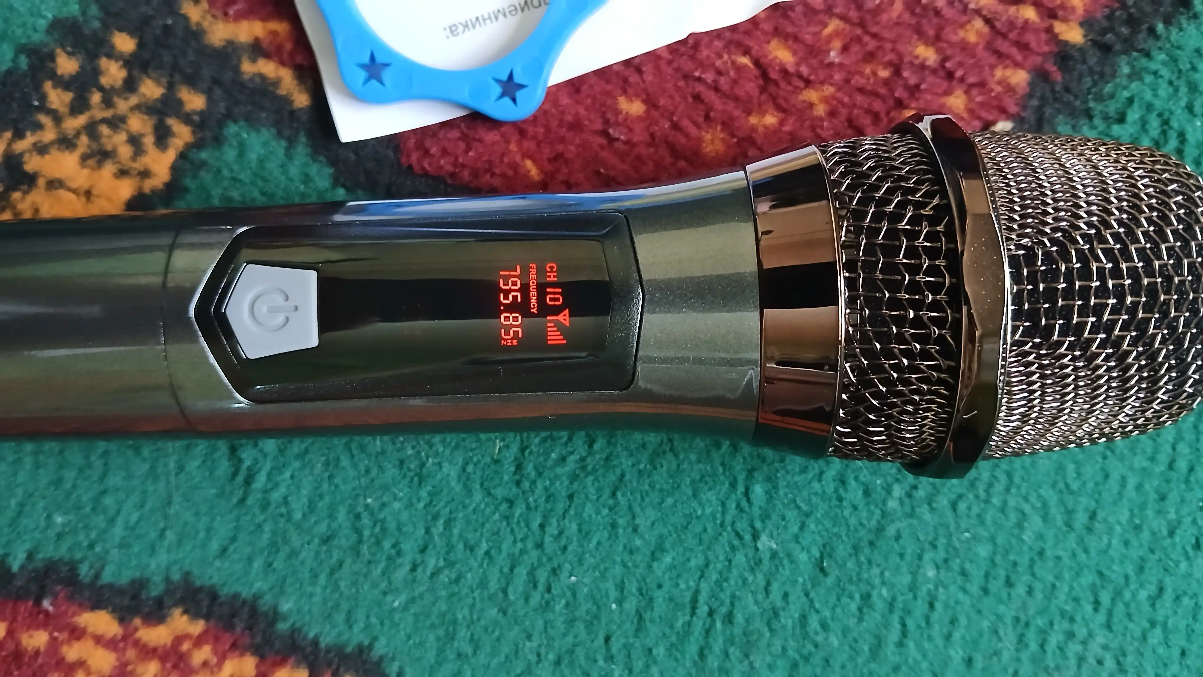 Simsiz karaoke mikrofonlari, professional, 2 dona