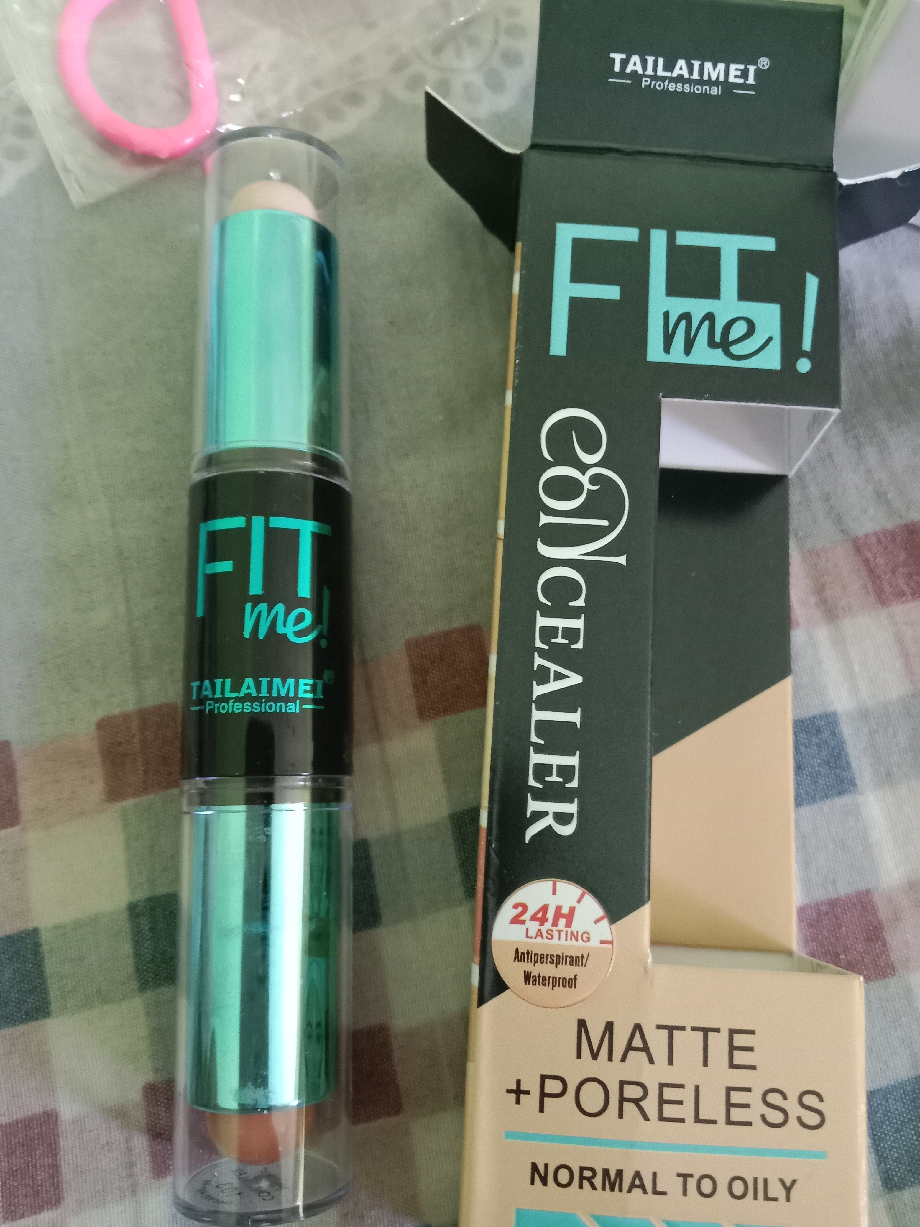 Консилер-хайлайтер и корректор FIT ME, двойной контур макияжа лица, 2 в 1