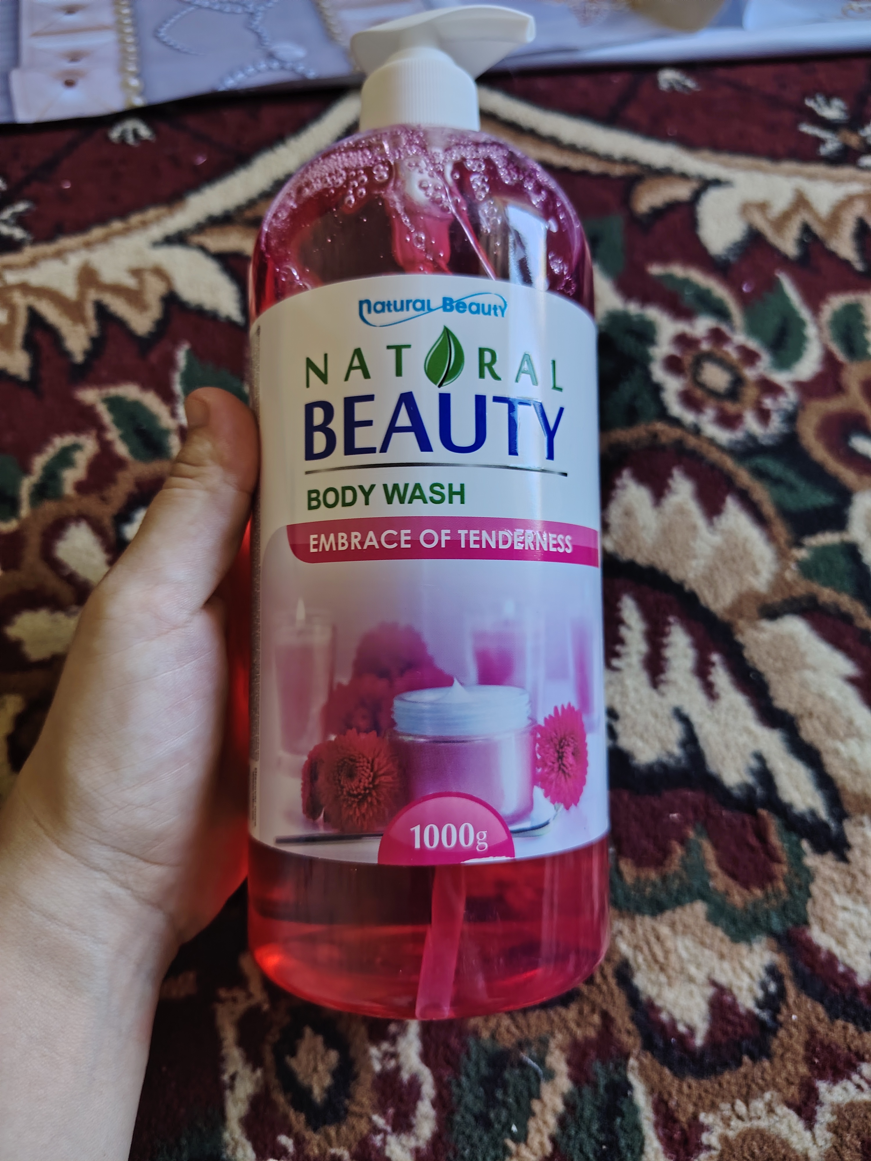 Гель для душа Natural Beauty, Объятия нежности, 1 кг