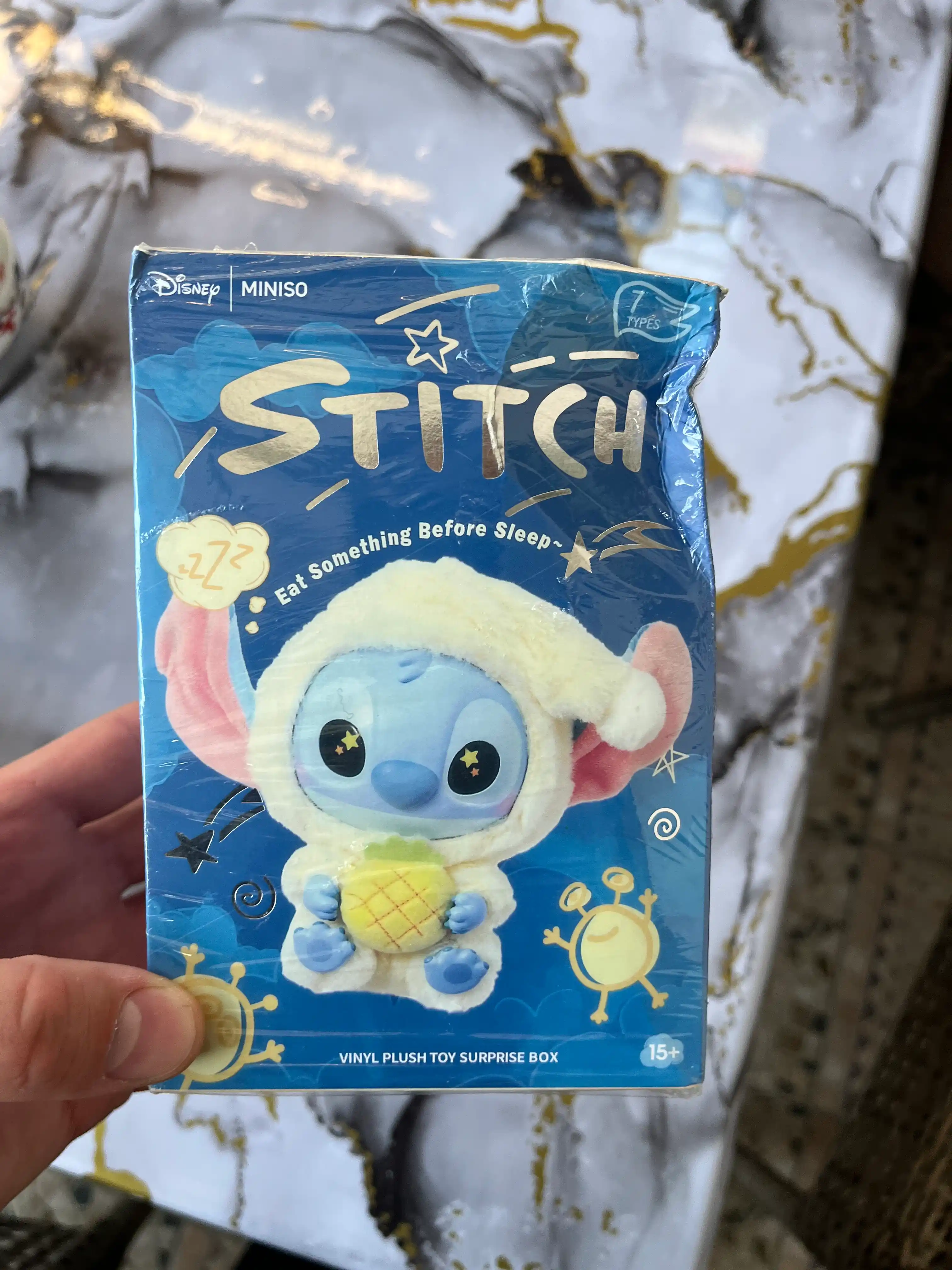 Стич Игрушка брелок, сюрприз с коробкой