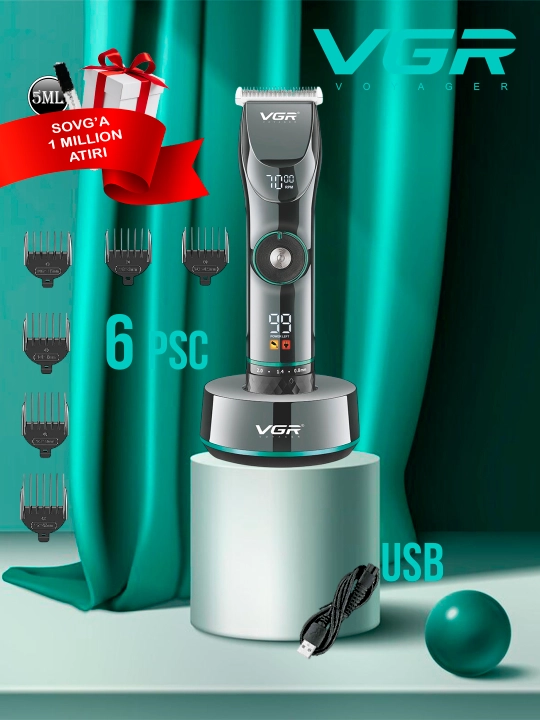 Soqol oluvchi soch oldirish VGR 56+parfyum namunasi 1 million 5 ml sovg'a - 