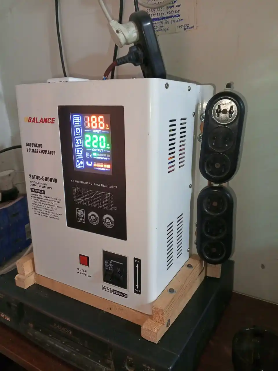 Kuchlanish stabilizatori Balance 5 kVA, releli, 45-280V